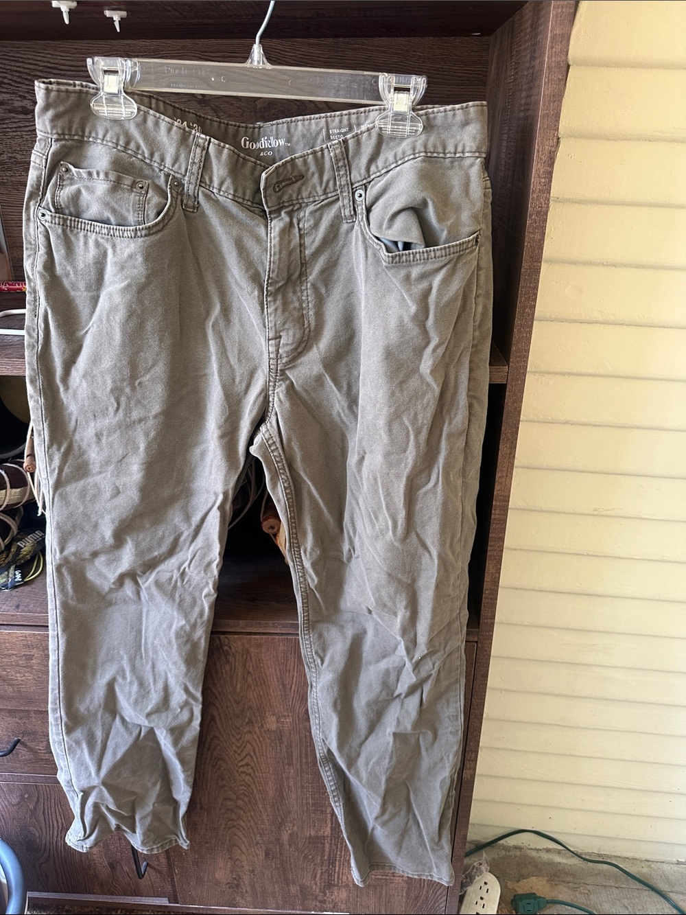 Goodfellow & Co Olive-Tone Men's Chinos